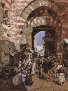 William Logsdail The Gates of the Khalif oil painting artist